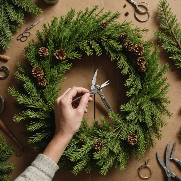 Как сделать венок на дверь из природных материалов: создаём уют и гармонию своими руками