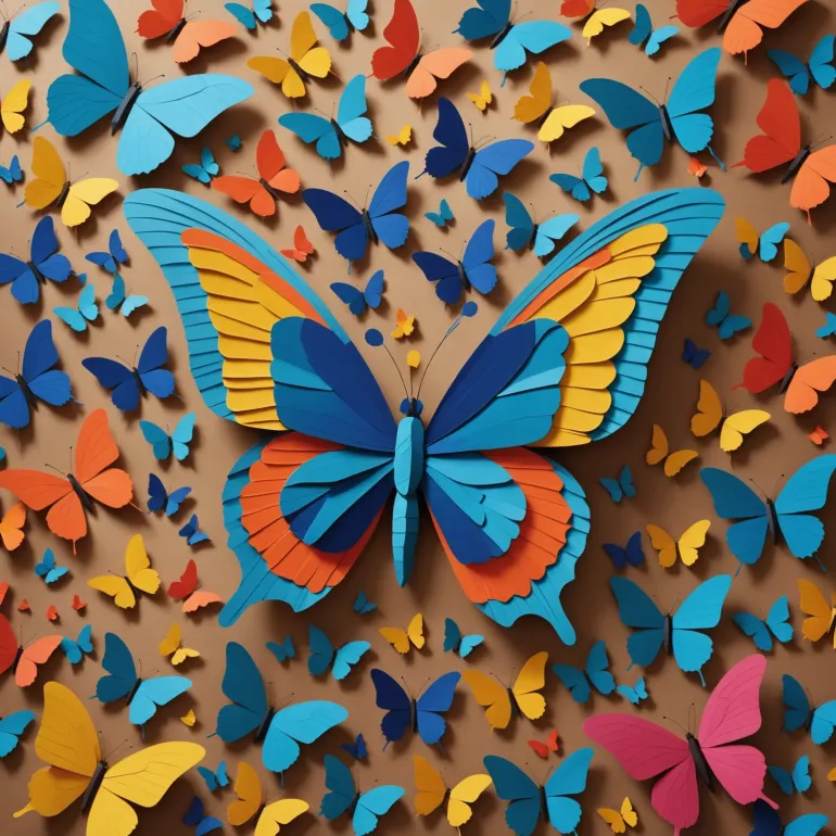 Как сделать бабочку из картона: 3D для стены — творческое украшение вашего интерьера