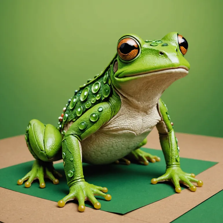 Как сделать лягушку из картона которая прыгает: Большую и увлекательную поделку своими руками