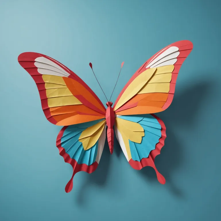 Как сделать бабочку из бумаги, которая летает: планер — искусство оживить бумажное творчество