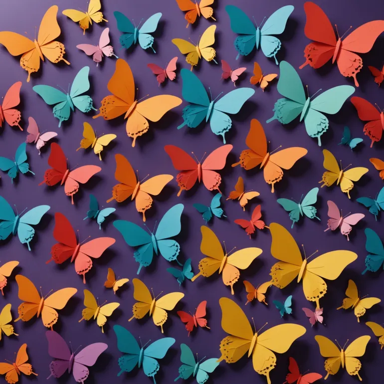 Как сделать бабочку из бумаги 3D: Для стены — прекрасное украшение своими руками