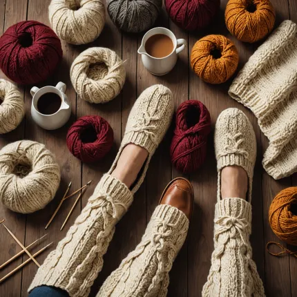 Искусство вязания следков спицами: как создать уют своими руками