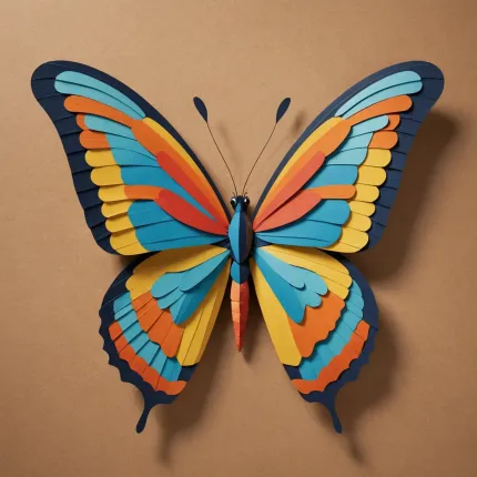 Как сделать бабочку из картона 3D: Большую и впечатляющую своими руками